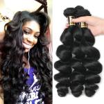 Durable Healthy No Split End Indian Human Hair Weave For Black Women