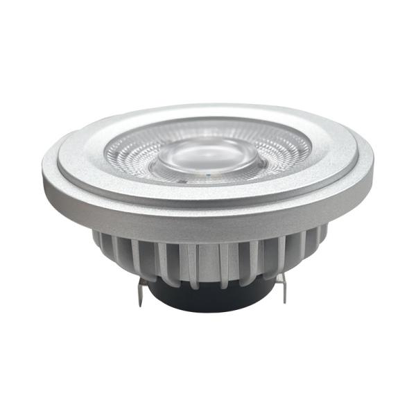 Teco Spot Rifle Gray G53 AR111 LED Bulbs 2700K 24 Degree Ra90 1400Lm Very Warm
