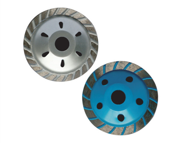 Bore 20mm 22.23mm Turbo Diamond Cup Wheel 4 Inch Turbo Design