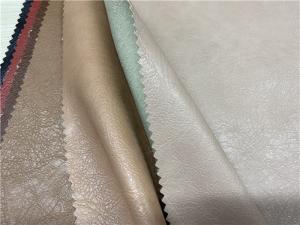 China Ladies Garment Pu Coated Leather Anti - Mildew Waterproof Soft Handfeeling wholesale