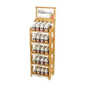 China Wooden Free Standing Dried Fruit Snack Display Stand for Shop wholesale