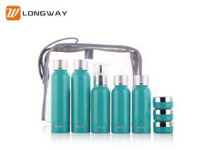 China 8pcs Hotel Travel Toiletry Bottle Kit With Aluminum Cap 100ML / 80ML Capacity wholesale
