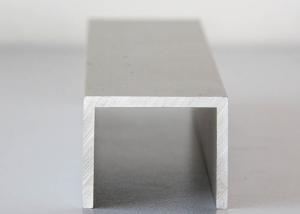 China Silver Anodized Aluminium Channel Extrusions , Architectural Aluminum Channel wholesale