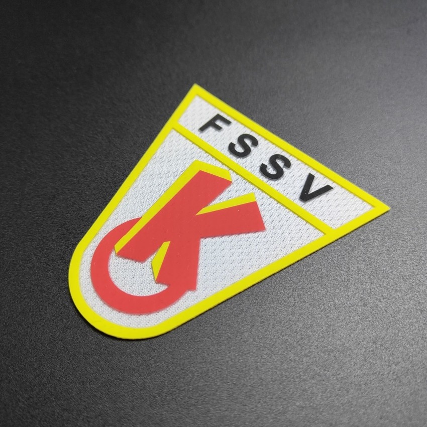 Custom Durable 3D Heat Transfer Patches Football Club Patches For Sportswear
