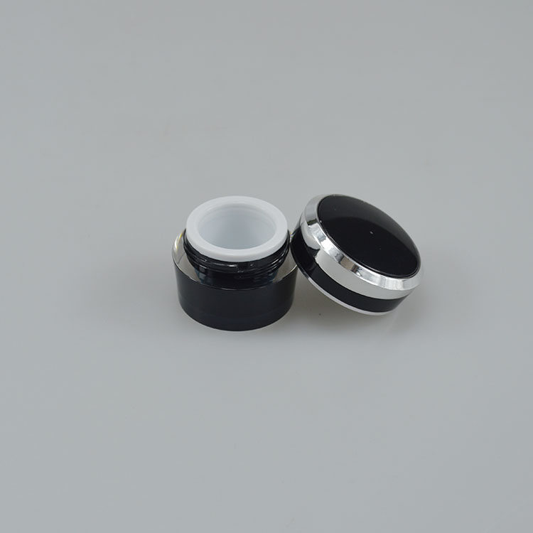 Customized Plastic Jar Acrylic Cosmetic Cream Container with Silk-screen Printing