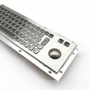Best price Vandal Proof Kiosk Keyboard with Trackball outdoor using IP65 IK07