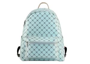 China PU Leather Awesome Womens Backpack Bags Light Blue Colored For Travelling wholesale