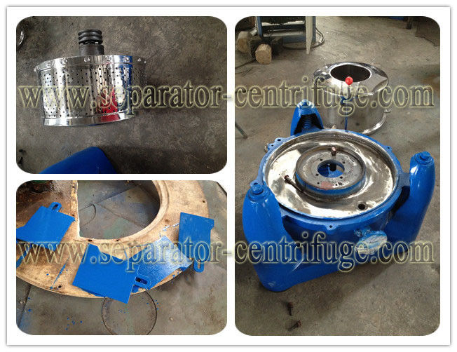 Three Footed Manual PTD Top Discharge Centrifuge / Filtrating Machine For Inflammable Materials