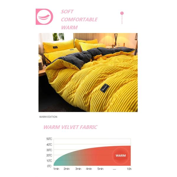 Customized Queen King Size Bed Sheet Quilt Cover Bedding Set in 4 Grade Color Fastness