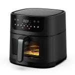 4.5 Liter Visual Silicone Basket Air Fryer Stainless Steel French Fires Oil Free