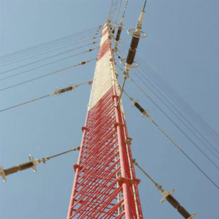 Communication 72m 3 Legged Guyed Wire Tower