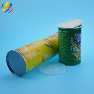 China CMYK Color Pringle Potato Chip Paper Tube Food Packaging wholesale