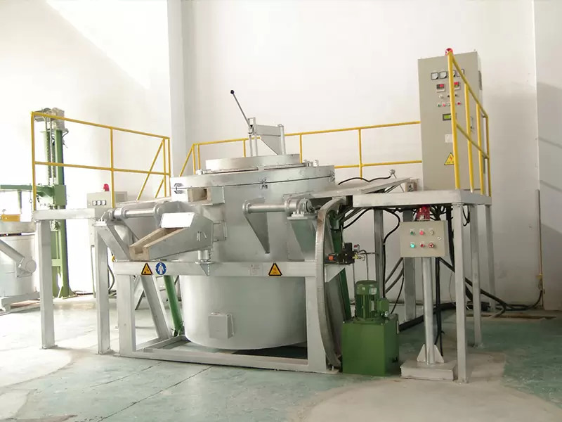 PID / SSR Control System Aluminum Crucible Furnace For Precise Temperature Control