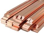Hot Rolled Brass Copper Bars 10 - 20mm Thickness AISI JIS Square