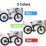 Folding Electric Snow Bike , 26 Inch Electric Fat Tire Mountain Bike Aluminum