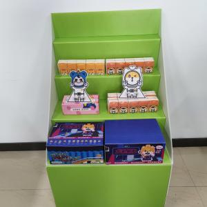 China Green Corrugated Plastic Display Supermarket Cardboard POS Displays wholesale