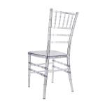 Plastic Acrylic Clear Resin Tiffany Chiavari Dining Chair For Wedding