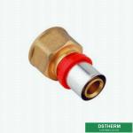 Female Threaded Coupling Compression Double Straight Brass Press Union Fittings