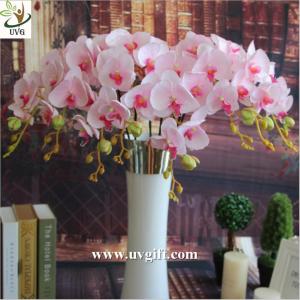 China UVG China supplier make artificial flower arrangements in silk orchid flowers for sale wholesale