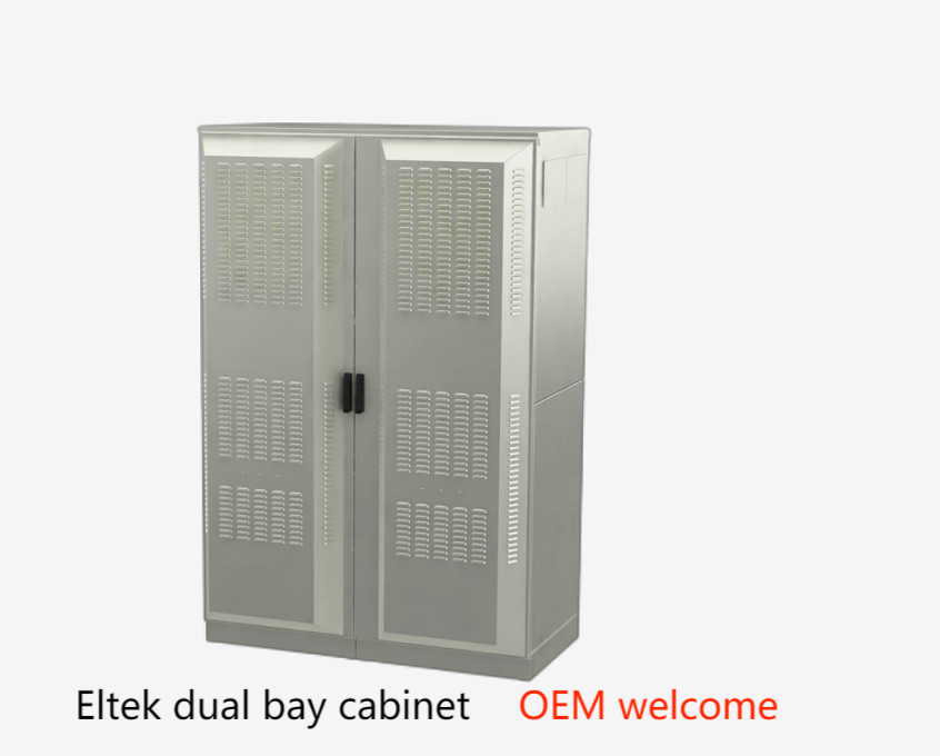 1.2m 1.5m 1.8m Eltek Rectifier Outdoor Power Cabinet With Aircon