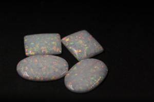 China factory price round cabochon high quality opal Pear cabochon white fire opal stones,Lab create fashion opal wholesale wholesale