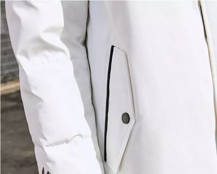 Men Keep Warm Winter Down Trench Long Puffer Coat