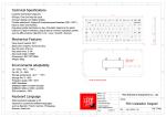 IP67 85 Keys Industrial Membrane Keyboard Antistatic waterproof dustproof Rear