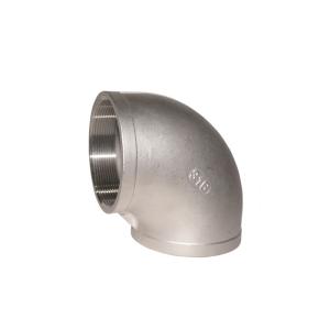 China Plumbing 90 Degree Ss304 Elbow Hydraulic Pipe Fittings Female Threads wholesale