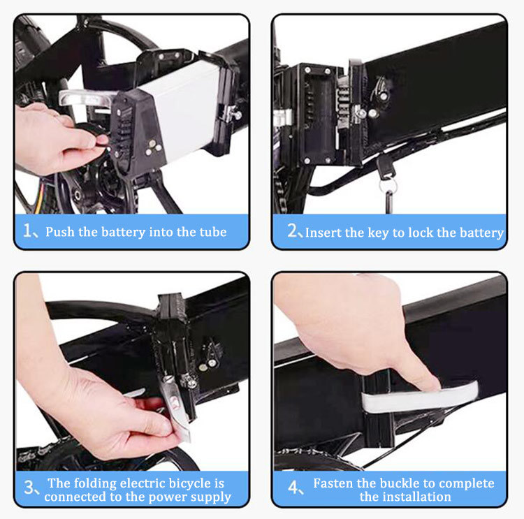 36V 8ah 10.4ah 12ah 12.8ah 14ah Samebike E-Bike Electric Bike Lithium-Ion Battery for Folding Ebike