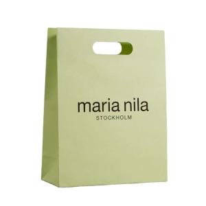 China CMYK Garment Shopping Bag With Die Cut Handle Custom Logo wholesale