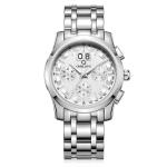 Custom Design Mens Quartz Watch Stainless Steel Bezel Logo Japan Movt OEM ODM