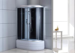 China 4mm 1200×800×2150mm Shower Pods Cabins Grey Aluminum Frame wholesale
