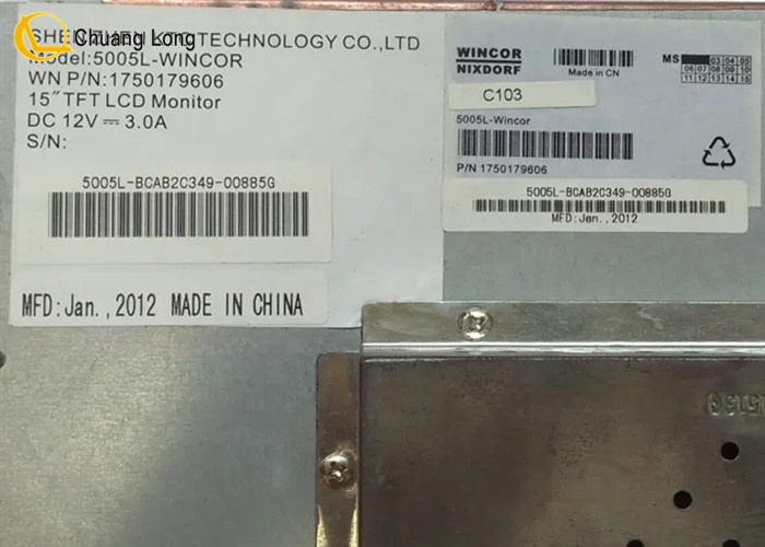ATM Machine Parts Hyosung CE5600 LCD 15 Inch Monitor 5661000116 S5661000116