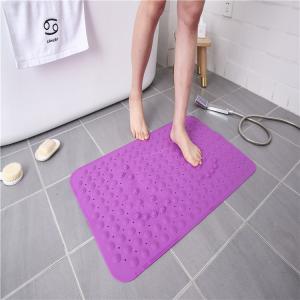 China PVC Mildew Resistant Shower Bathtub Mats With Suction Cup wholesale