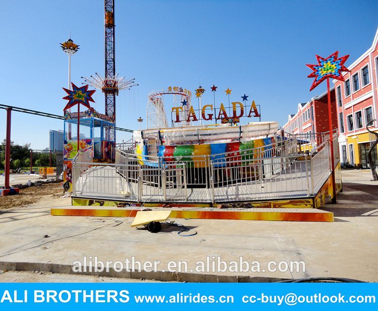 outdoor amusement electric disco turntable/tagada disco rides attraction park equipment discovery rides for sale