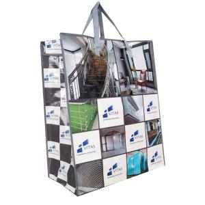 China Strong Sturdy Shopping Laminated Woven Bags Customized Size wholesale