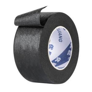 China Rubber Black Crepe Paper Adhesive Colorful Masking Tape wholesale
