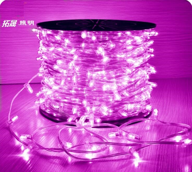 100m string light ip65 waterproof outdoor xmas rainbow diwali firefly rice led lights chain for party