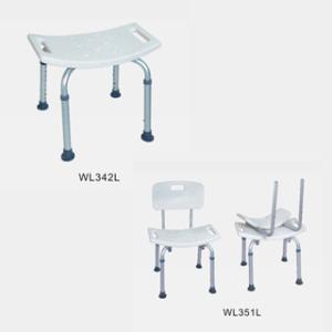 China Foldable Height Adjustable Shower Chair Medical Surgical Instruments WL342L, WL351L wholesale