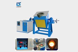 China Electric Metal Iron Melting Induction Furnace 25kw High Efficiency CE Certification wholesale