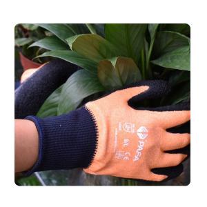 China Flower Shop Firm Grip Protective Gardening Latex Gloves With Different Color wholesale