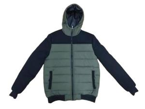 China Mens Washed Cotton Padded Jacket Green Mens Winter Coats Outerwear wholesale