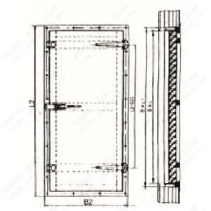China Stainless Steel Refrigerated Door wholesale