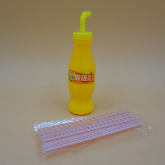 Christmas Straw Fruits Sugar Powder Candy With Powdered Sugar Dispenser