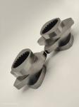 Corrosion Resisitant Twin Screw Extruder Elements 12mm 600rpm Meshing Block Wear