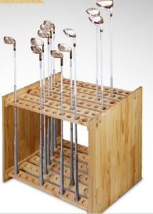 China Wood golf clubs rack wholesale