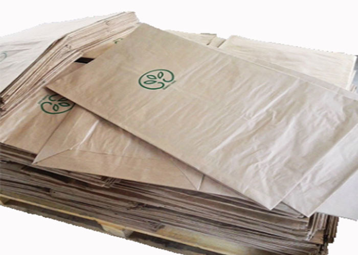 Durable PP Kraft Pinch Bottom Bags 25kg Loading Weight Eco Friendly Pollution Free