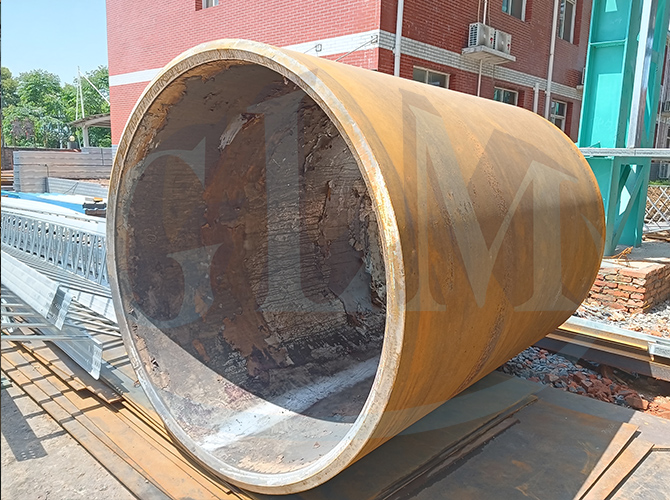 Carbon Steel Semi Hemispherical End Cap Diameter 3800mm Thickness 60mm