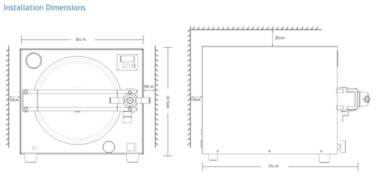 Good price Hospital Sterilizer Equipment Dental Clinic 18L Class N Dental Autoclave