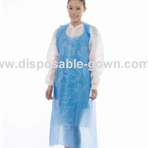 China Anti Dust 0.08mm Polyethene Disposable Aprons ISO13485 wholesale